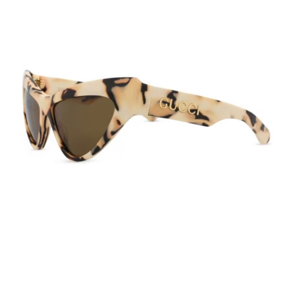 Gucci Tortoiseshell Cat-Eye Sunglasses NWT